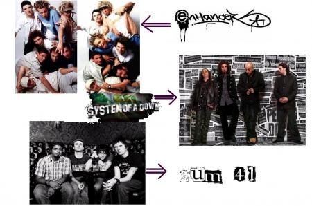 Enhancer, SOAD & Sum 41